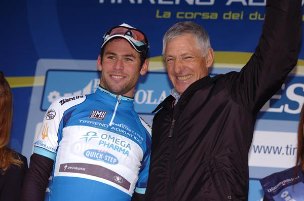 Mark Cavendish with Francesco moser